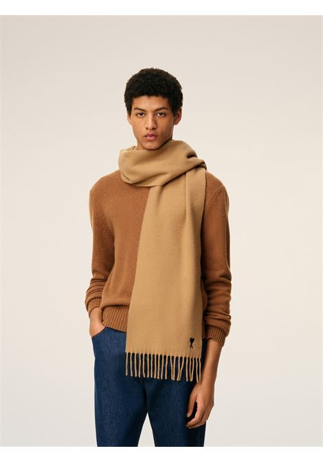 sciarpa adc unisex caramello AMI PARIS | USF677.334280